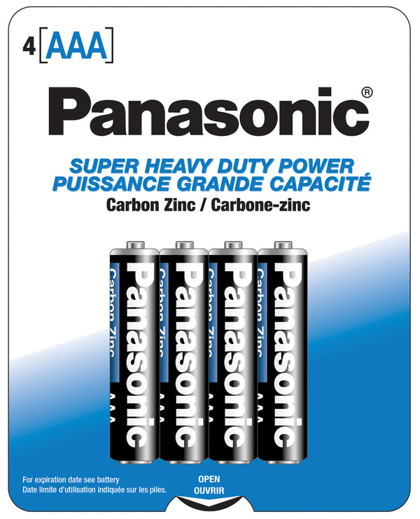 Panasonic Super Heavy Duty AAA Battery - Pack of 4