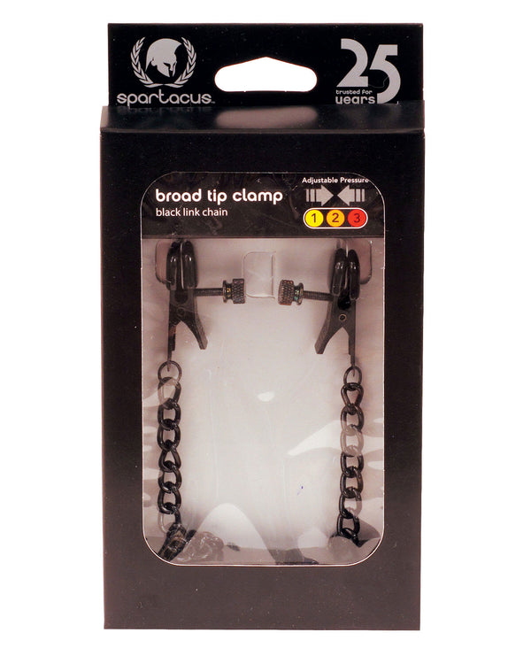 Blackline Broad Tip Nipple Clamps