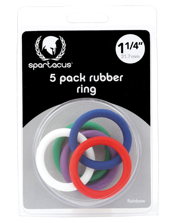 1.25" Rubber Cock Ring Set