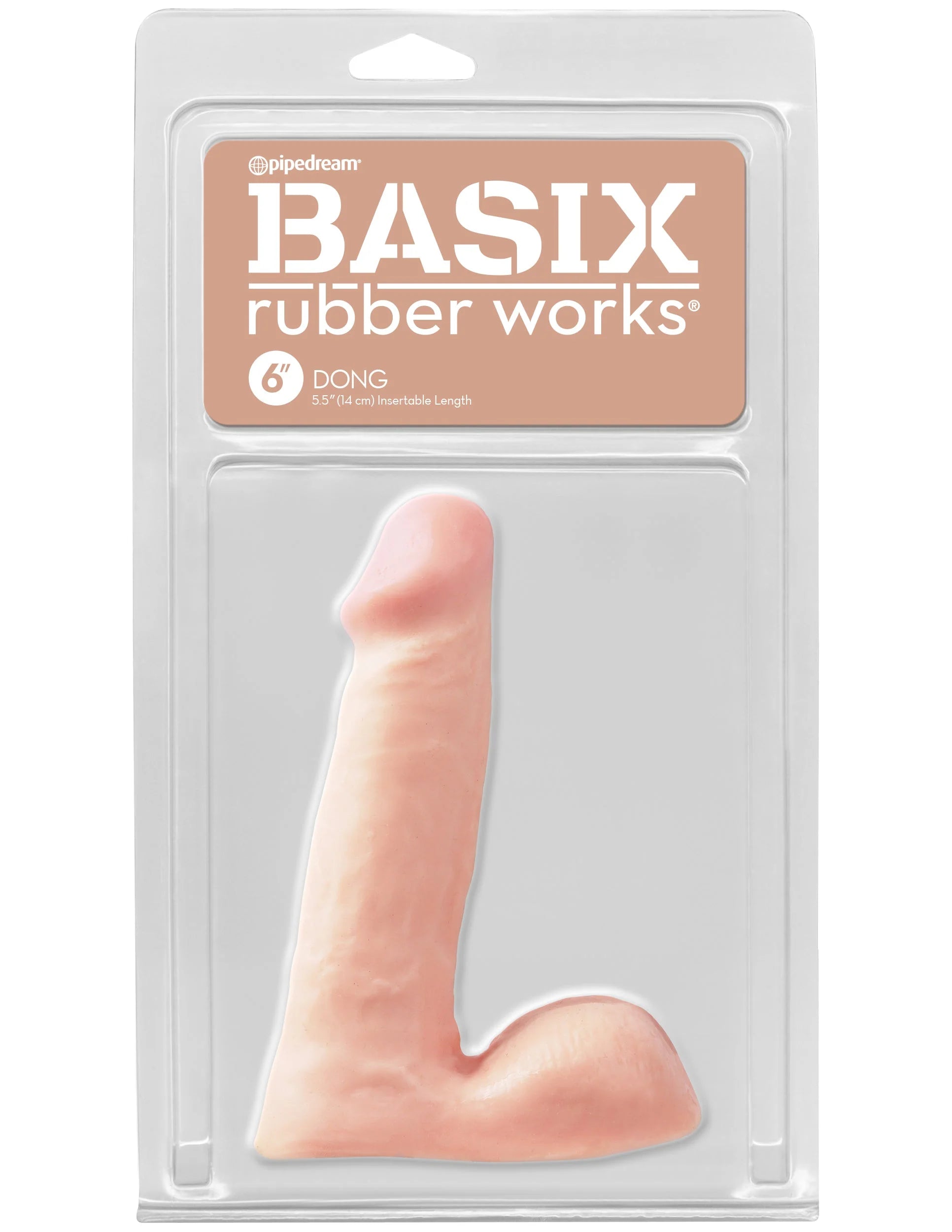 Rubber Works 6" Dildo