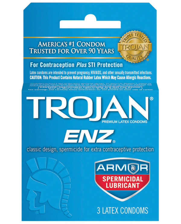 Enz Spermicidal Lubricated Condoms