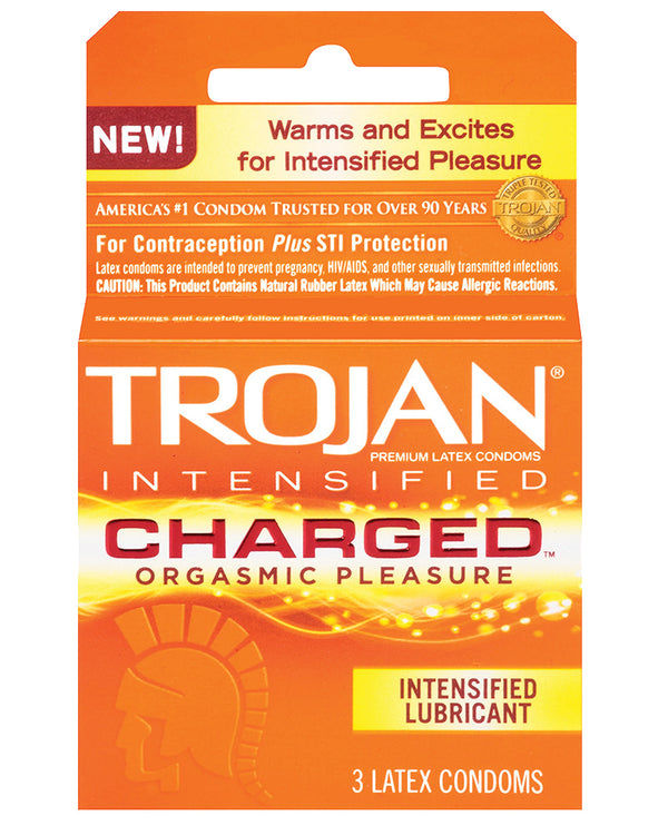 Intensified Charged Condoms