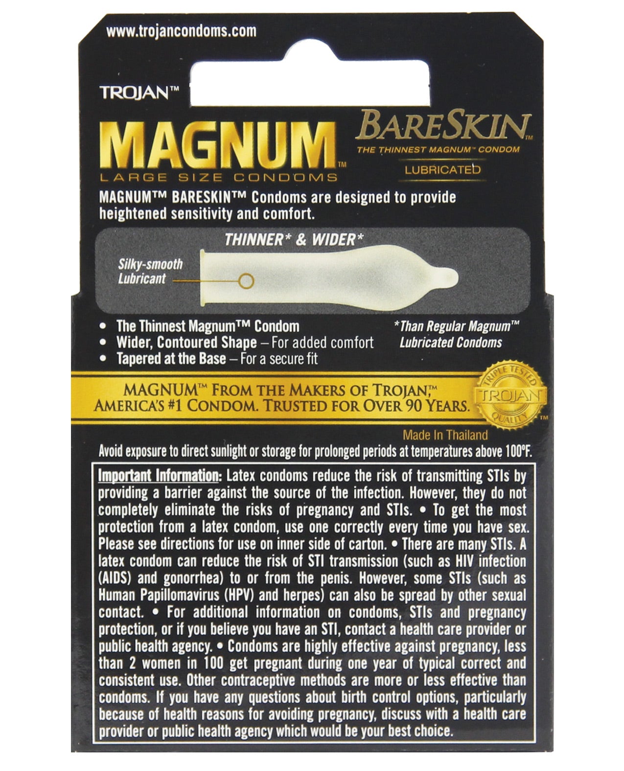 Magnum Bareskin Condoms