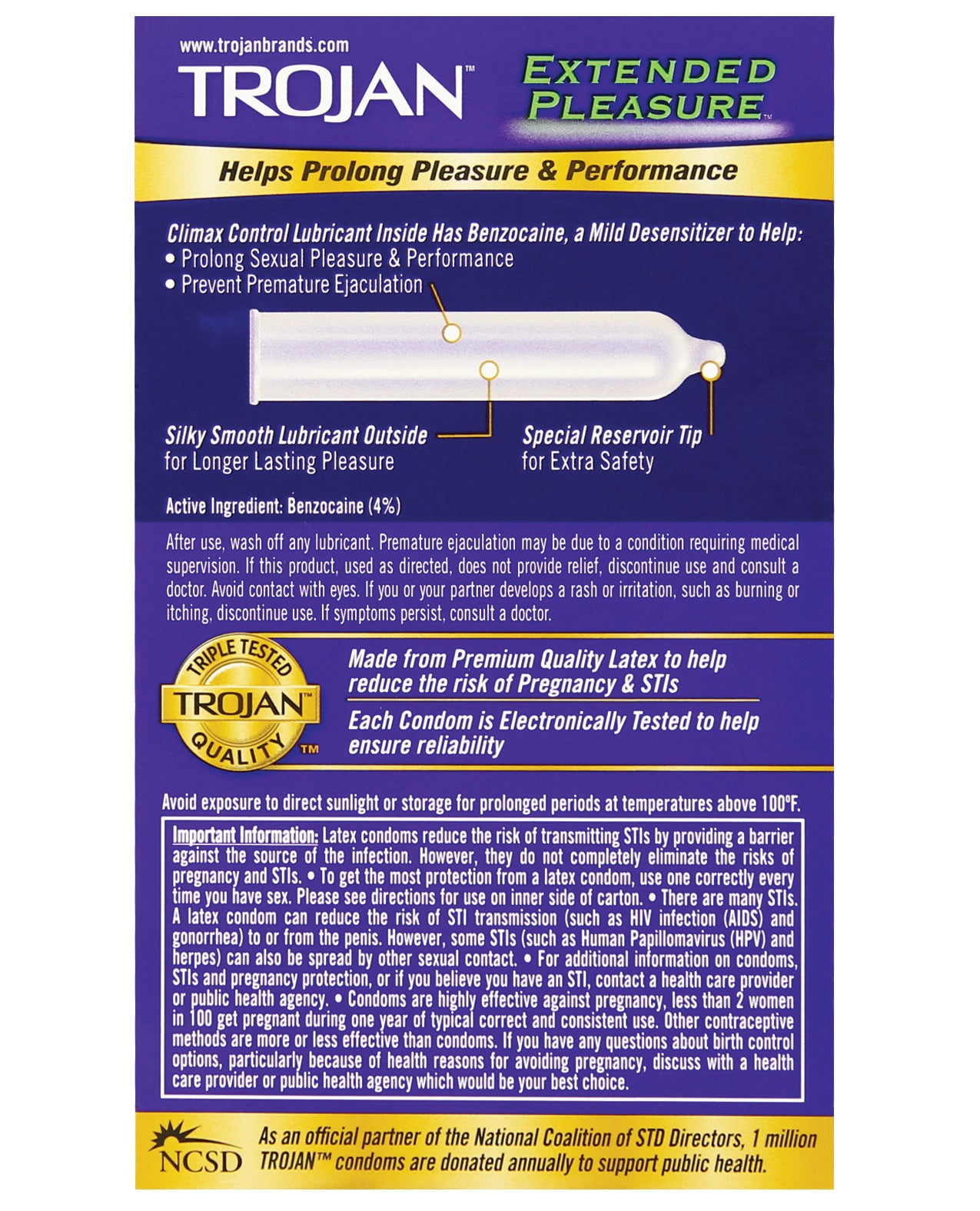 Extended Pleasure Condoms