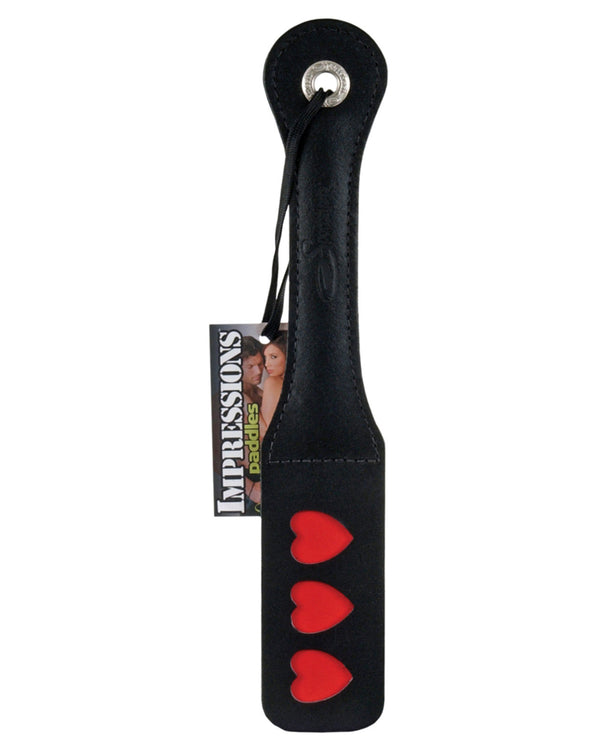 Leather Heart Impression Paddle