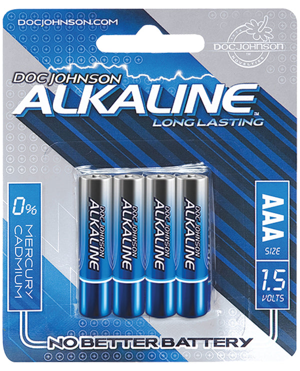 Alkaline AAA Batteries - Pack of 4