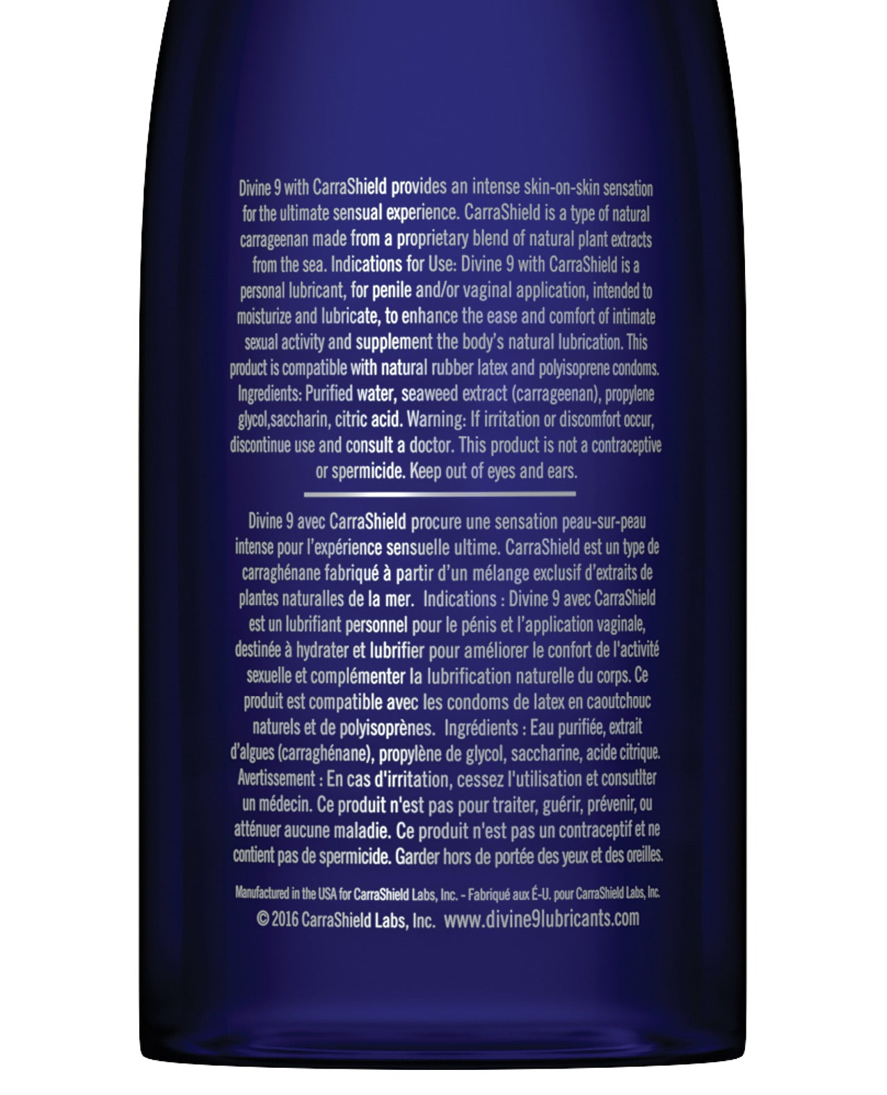 Divine 9 Carrageenan Lube
