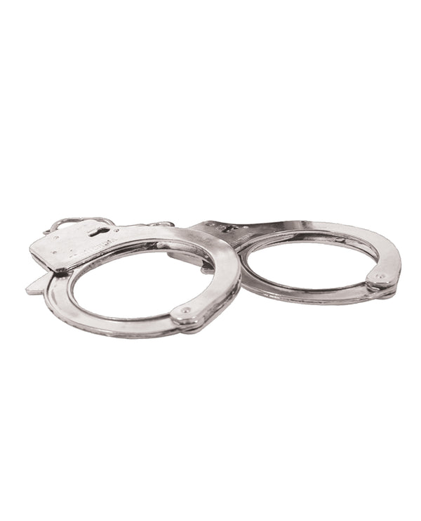 Metal Handcuffs w/Blindfold