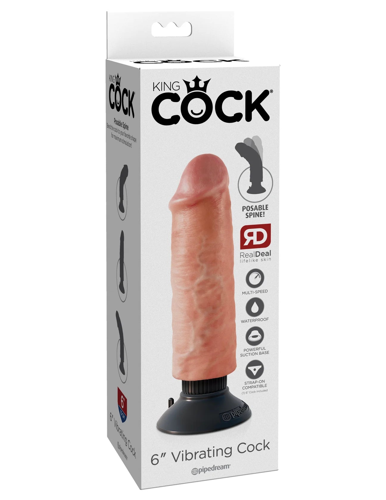 6" Vibrating Dildo