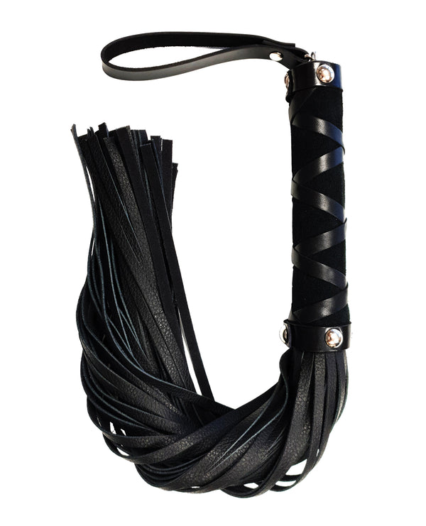 Short Studded Leather Flogger