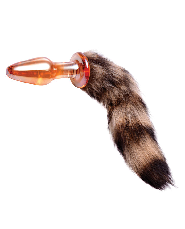 Fox Tail Glass Anal Plug